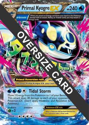 Primal Kyogre EX 055/160 - Holofoil Jumbo Cards - Promo