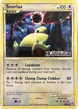 Snorlax (Prerelease) 033/95 - Holofoil Nintendo Promos - Promo