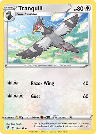 Tranquill 144/192 SWSH02 Rebel Clash - Uncommon