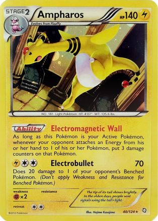 Ampharos (Cosmos Holo) 040/124 - Holofoil Blister Exclusives - Promo