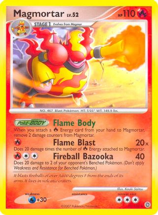 Magmortar (Secret Wonders) 031/132 - Holofoil Deck Exclusives - Holo Rare