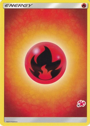 Fire Energy (#10 Charizard Stamped) (#10 Charizard Stamped) Battle Academy - Promo