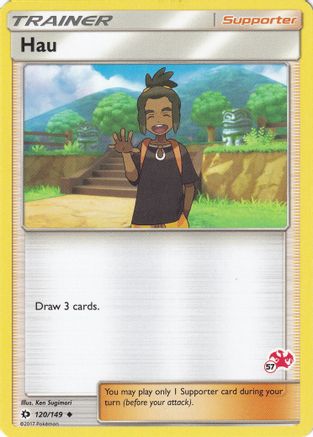 Hau (#57 Charizard Stamped) 120/149 Battle Academy - Promo