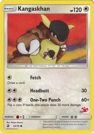 Kangaskhan (#53 Charizard Stamped) 055/70 Battle Academy - Promo