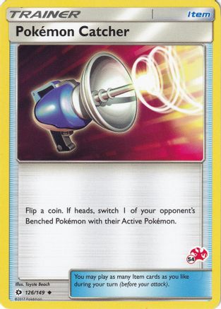 Pokemon Catcher (#54 Charizard Stamped) 126/149 Battle Academy - Promo