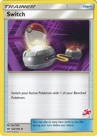 Switch (#40 Charizard Stamped) 132/149 Battle Academy - Promo