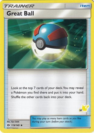 Great Ball (#57 Pikachu Stamped) 119/149 Battle Academy - Promo