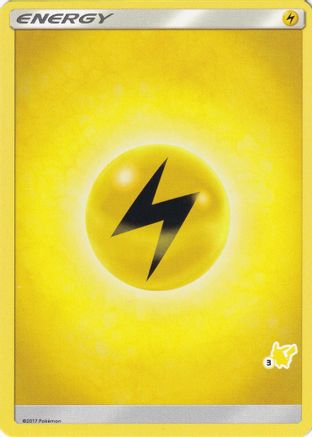 Lightning Energy (#3 Pikachu Stamped) (#3 Pikachu Stamped) Battle Academy - Promo