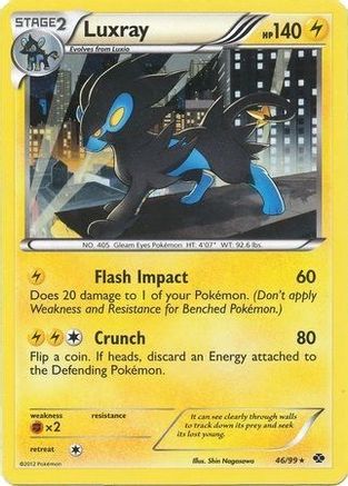 Luxray (Cosmos Holo) 046/99 - Holofoil Blister Exclusives - Promo