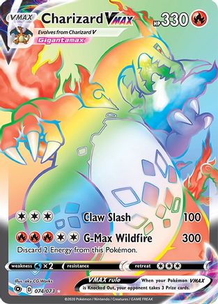 Charizard VMAX (Secret) 074/73 - Holofoil Champions Path - Secret Rare