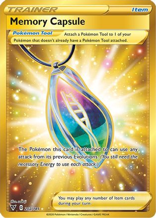 Memory Capsule (Secret) 202/185 - Holofoil SWSH04 Vivid Voltage - Secret Rare