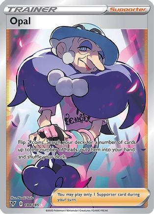 Opal (Full Art) 184/185 - Holofoil SWSH04 Vivid Voltage - Ultra Rare