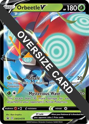 Orbeetle V SWSH078 - Holofoil Jumbo Cards - Promo
