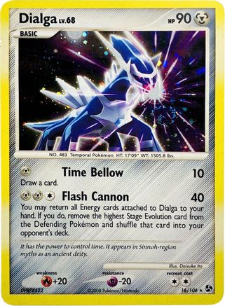 Dialga (Cosmos Holo) 016/106 - Holofoil Deck Exclusives - Holo Rare