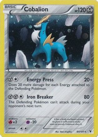 Cobalion (Cosmos Holo) 084/101 - Holofoil Blister Exclusives - Promo