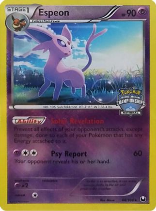 Espeon (National Championships) 048/108 - Reverse Holofoil League & Championship Cards - Promo