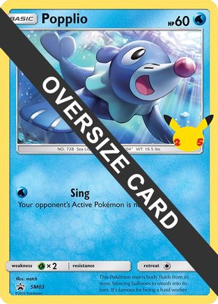 Popplio SM03/03 First Partner Pack - Promo