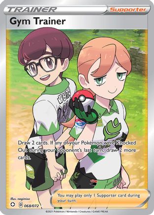 Gym Trainer (Full Art) 068/072 - Holofoil Shining Fates - Ultra Rare