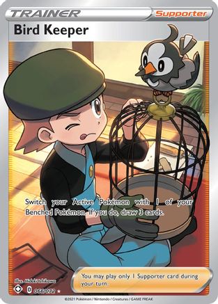 Bird Keeper (Full Art) 066/072 - Holofoil Shining Fates - Ultra Rare
