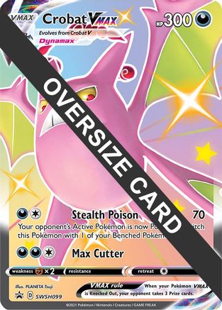Crobat VMAX SWSH099 - Holofoil Jumbo Cards - Promo
