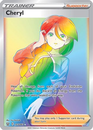Cheryl (Secret) 173/163 - Holofoil SWSH05 Battle Styles - Secret Rare