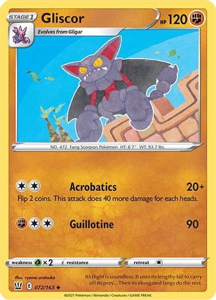 Gliscor 072/163 SWSH05 Battle Styles - Uncommon