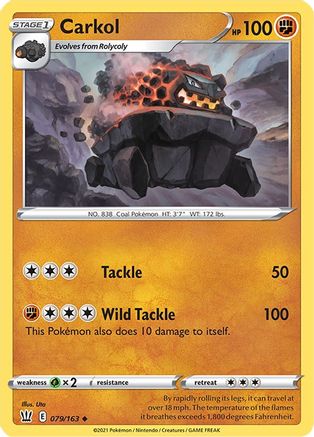 Carkol 079/163 SWSH05 Battle Styles - Uncommon