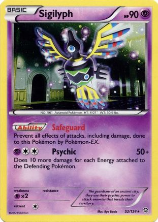 Sigilyph (Cosmos Holo) 052/124 - Holofoil Blister Exclusives - Promo