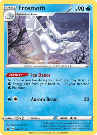 Frosmoth (Non-Holo) 064/202 Deck Exclusives - Rare