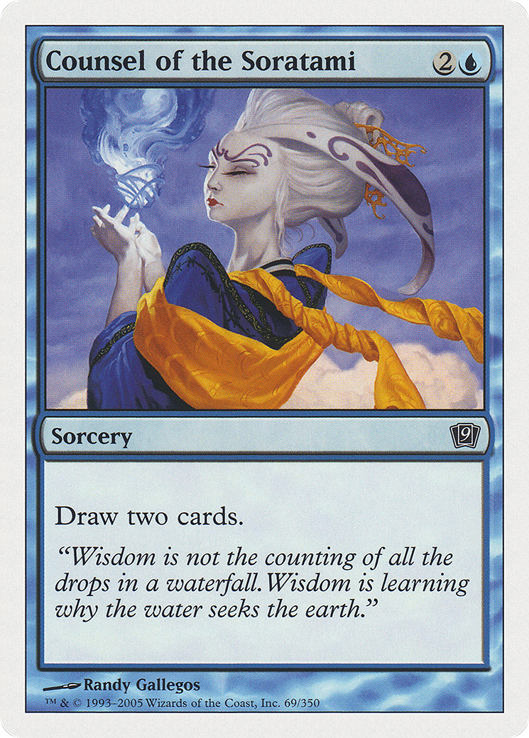 Counsel of the Soratami (9ED-69★) - 9th Edition Foil