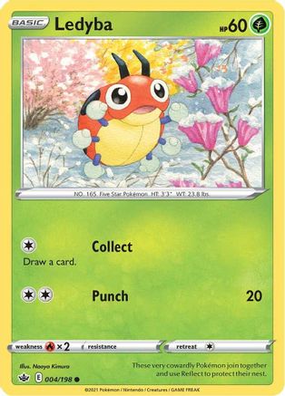 Ledyba 004/198 SWSH06 Chilling Reign - Common