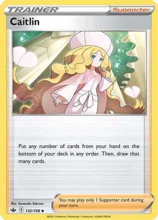 Caitlin 132/198 SWSH06 Chilling Reign - Uncommon