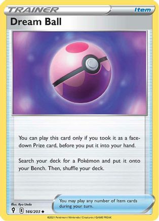 Dream Ball 146/203 SWSH07 Evolving Skies - Uncommon