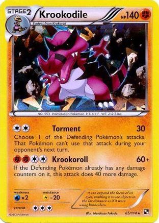 Krookodile (Cracked Ice Holo) 065/114 - Holofoil Blister Exclusives - Promo