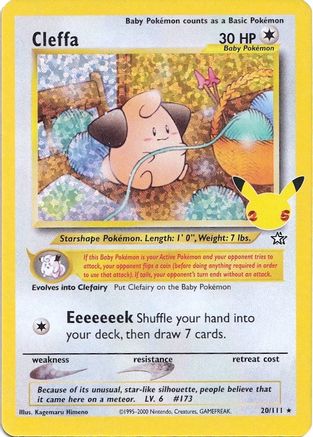 Cleffa 020/111 - Holofoil Celebrations Classic Collection - Classic Collection