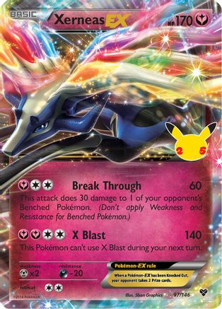 Xerneas EX 097/146 - Holofoil Celebrations Classic Collection - Classic Collection