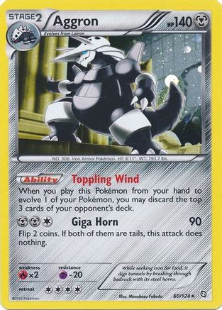 Aggron (Cosmos Holo) 080/124 - Holofoil Blister Exclusives - Promo