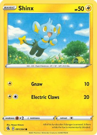 Shinx 091/264 SWSH08 Fusion Strike - Common