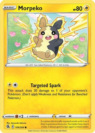Morpeko (109) (109) 109/264 SWSH08 Fusion Strike - Common