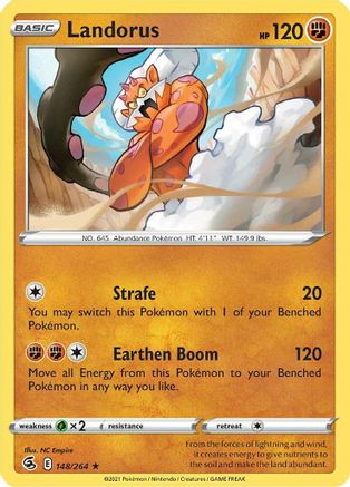 Landorus 148/264 SWSH08 Fusion Strike - Holo Rare