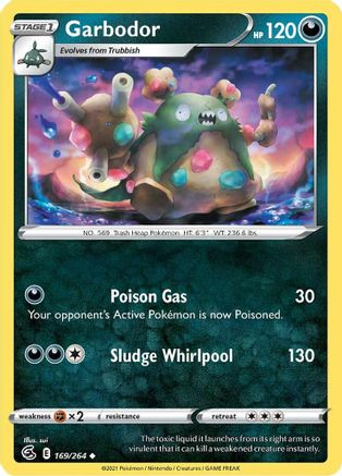 Garbodor 169/264 SWSH08 Fusion Strike - Uncommon