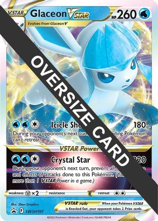 Glaceon VSTAR SWSH197 - Holofoil Jumbo Cards - Promo