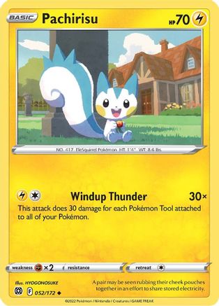 Pachirisu 052/172 SWSH09 Brilliant Stars - Uncommon