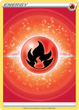 Fire Energy (2022 Unnumbered) (2022 Unnumbered) - Reverse Holofoil SWSH09 Brilliant Stars - Common