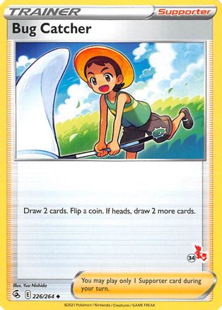Bug Catcher (#34 Cinderace Stamped) 226/264 Battle Academy 2022 - Promo