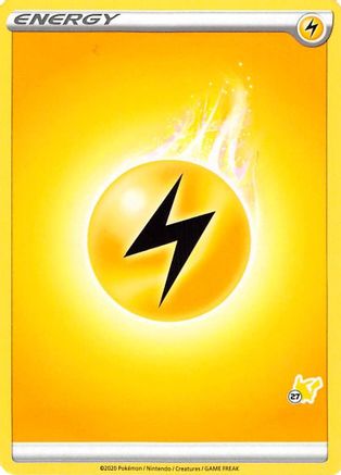 Lightning Energy (#27 Pikachu Stamped) (#27 Pikachu Stamped) Battle Academy 2022 - Promo