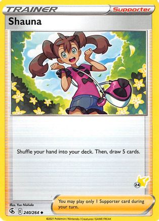 Shauna (#24 Pikachu Stamped) 240/264 Battle Academy 2022 - Promo