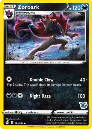 Zoroark (Eevee Stamped) 171/264 Battle Academy 2022 - Promo