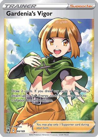 Gardenia's Vigor (Full Art) 184/189 - Holofoil SWSH10 Astral Radiance - Ultra Rare