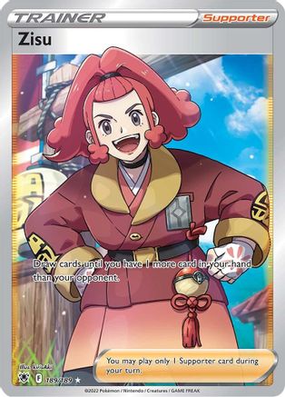 Zisu (Full Art) 189/189 - Holofoil SWSH10 Astral Radiance - Ultra Rare